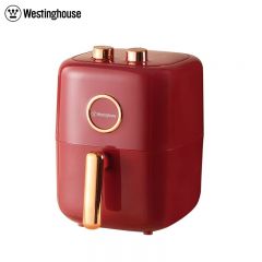 西屋（Westinghouse） 不用翻面家用3L黄金容量空气炸锅智能精准控温多功能低油轻脂煎炸锅 WAF-A386 红色