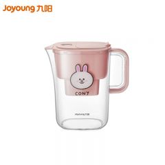九阳 （Joyoung） 净水壶（1壶1芯套装）家用滤水壶 过滤净水器  JYW-B05A 粉色可妮兔