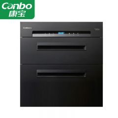 康宝（Canbo） 家用嵌入式 大容量 消毒碗柜 三层二星级高温 紫外线 臭氧 烘干XDZ100-KB103