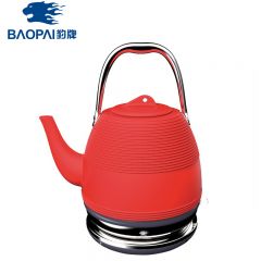 豹牌（BAOPAI） BP-2321 禅语电热陶炉壶仿石釉面羊脂内釉1.2L 红色