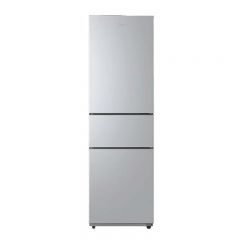 美的（Midea） BCD-220TM(ZG) 冰箱三门小型风冷无霜 租房宿舍家用三门三温冰箱 安静 节能省电冷冻冷藏两用 银色