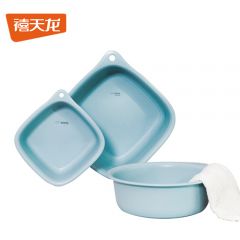 禧天龙（Citylong） P-1010环保多功能省力多功能多用途节节盆三件套蓝色