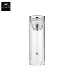 WORLD KITCHEN 玻璃杯家用办公男女泡茶喝水杯子330ml  WK-BLB330/KZ/CR一个