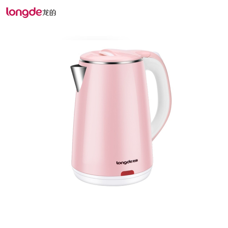 龙的（longde） LD-SH2301电水壶304食品级不锈钢自动断电防干烧电热水壶烧水壶开水壶双层防烫水壶