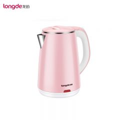 龙的（longde） LD-SH2301电水壶304食品级不锈钢自动断电防干烧电热水壶烧水壶开水壶双层防烫水壶