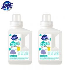 超能 活氧泡洗粉500g*2瓶去污增艳 净白护衣