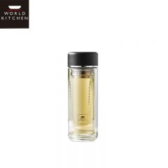 WORLD KITCHEN 玻璃杯280ml-黑喝水泡茶水杯  WK-BLB280/KZ/BK（个）