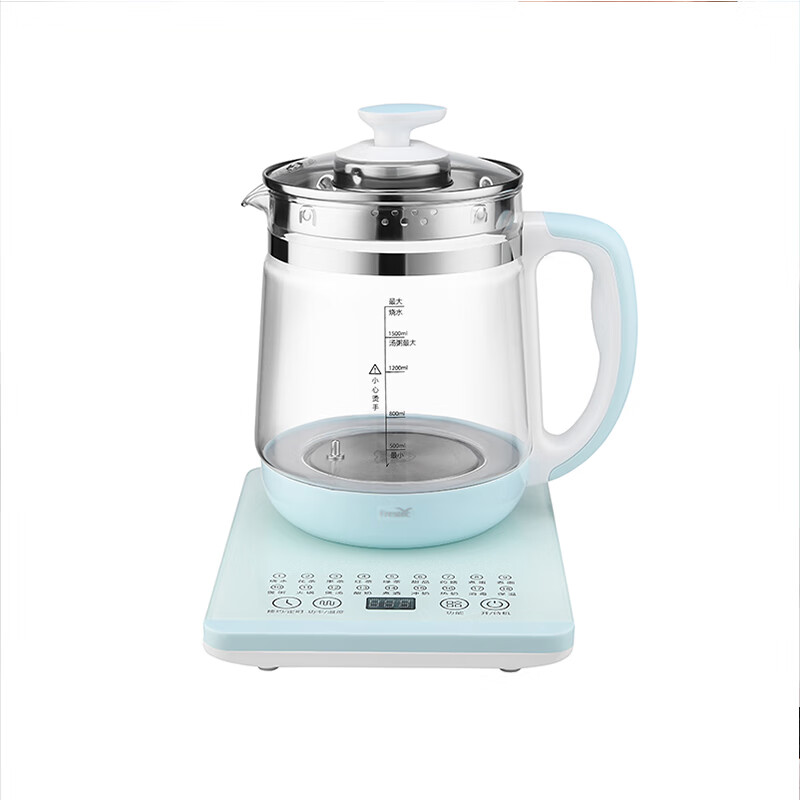 新飞（Frestec） 养生壶1.8L煮茶器茶具电茶壶煮茶壶花茶壶玻璃煎药壶中药锅药膳电热烧水壶 基础款