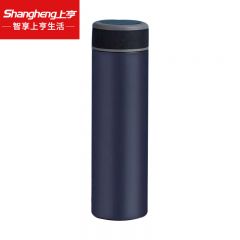 上亨（shangheng） 316不锈钢智能数显保温杯大容量测温便捷商务杯 爵士蓝【500ML智能测温】SHZH-CFBD006-L