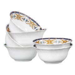 康宁（Corelle Brands）  康宁冰萃玲珑彭巴杜夫人系列餐具6件套  CB-BPBD6/KZ/LS