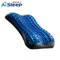 睡眠博士（AiSleep）凝胶枕颈椎枕头睡眠记忆枕全方位枕芯颈椎病适用枕66*40*10/12cm白色