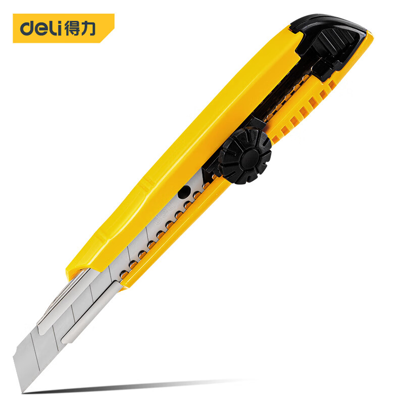 得力（deli） DL4223 包胶自锁美工刀壁纸刀裁纸刀地毯刀