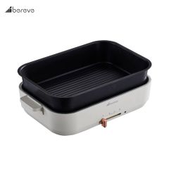 艾贝丽（Abereve） ABL-LLG27多功能料理锅 拔杆调温 火力轻松调控 不粘食品涂层轻油少烟易清洗 3.5l大容量