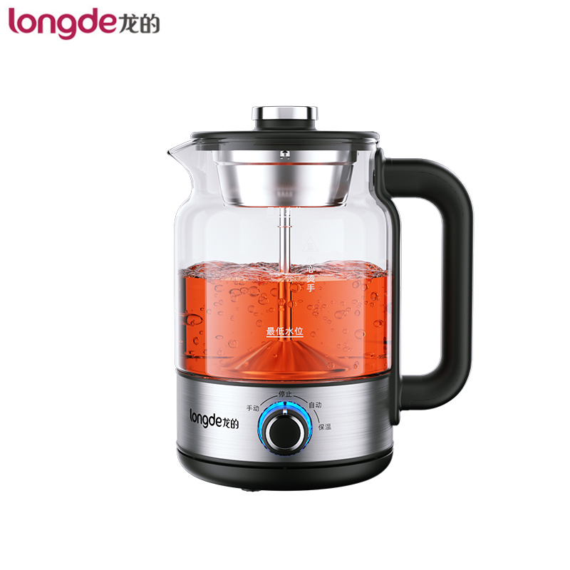 龙的（longde） LD-ZC126A 养生壶精铁工艺制作煮茶器润养壶1.2L容量烧水壶304不锈钢热水壶精准控温干烧自动断电煎药壶