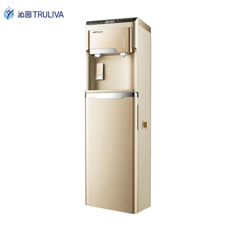 沁园（QINYUAN） 商用立式管线机 开水器 速热直触控2档水温全通量香槟金QX-DF-1302