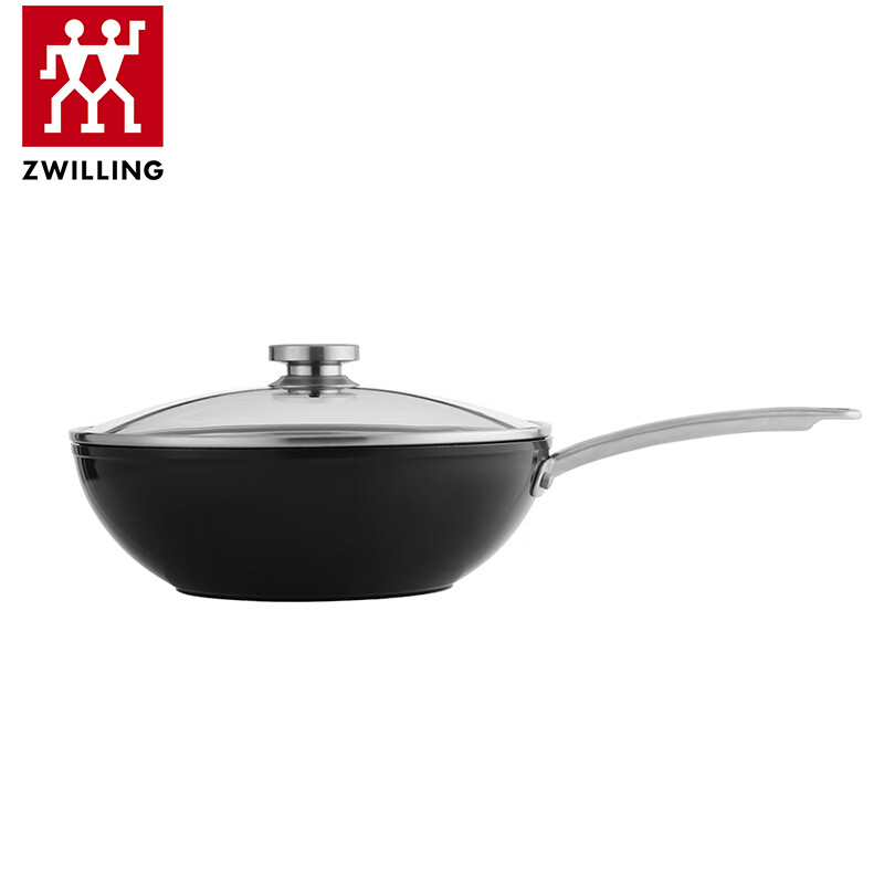 双立人（ZWILLING） 1017286 Enjoy平底锅煎锅炒菜锅煎饼煎蛋锅牛排锅锅具厨具 30cm