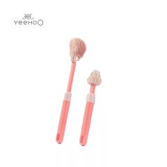 英氏（YEEHOO） NT14B伸缩奶瓶刷樱桃粉