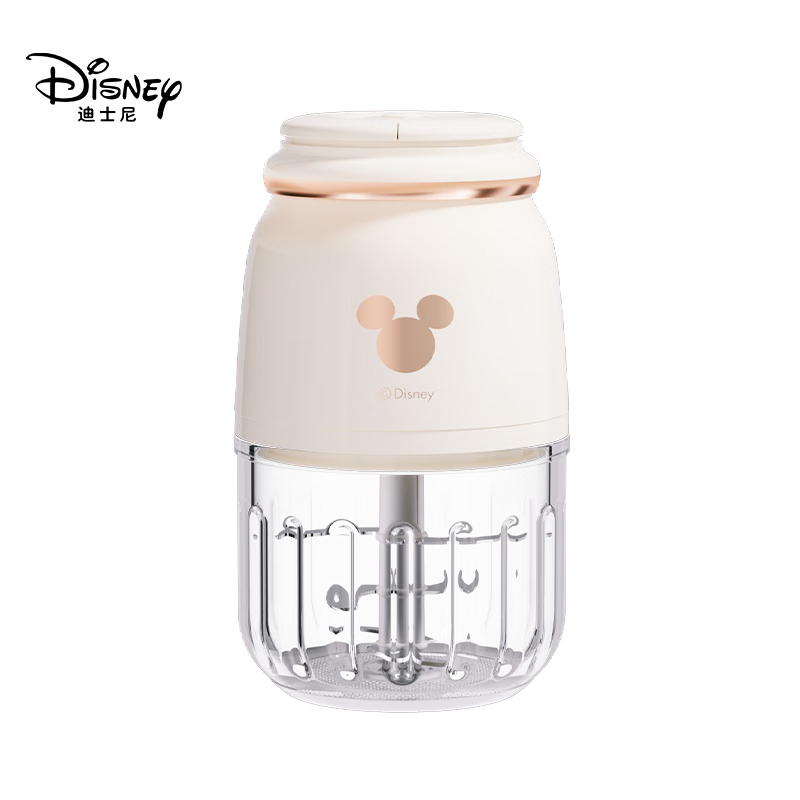 迪士尼(DISNEY)  婴儿辅食机 小型多功能搅拌机宝宝料理机 家用迷你高硼硅玻璃 DS-0314LL （米奇白）