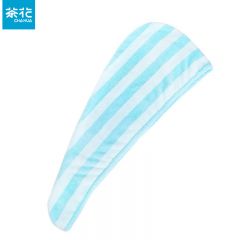 茶花（CHAHUA） 轻柔干发帽蓝色超强吸水速干干发巾