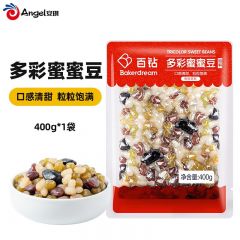 百钻 红豆沙蜜蜜豆馅料 熟红豆沙即食自制广式月饼豆沙馅蛋黄酥烘焙材料400g