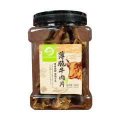 天生好果 薄脆牛肉片 原味 100克/罐