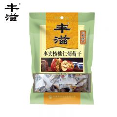 丰滋 枣夹核桃仁葡萄干508g 山西特产 干果零食新疆若羌灰枣 肉厚甘甜 袋装
