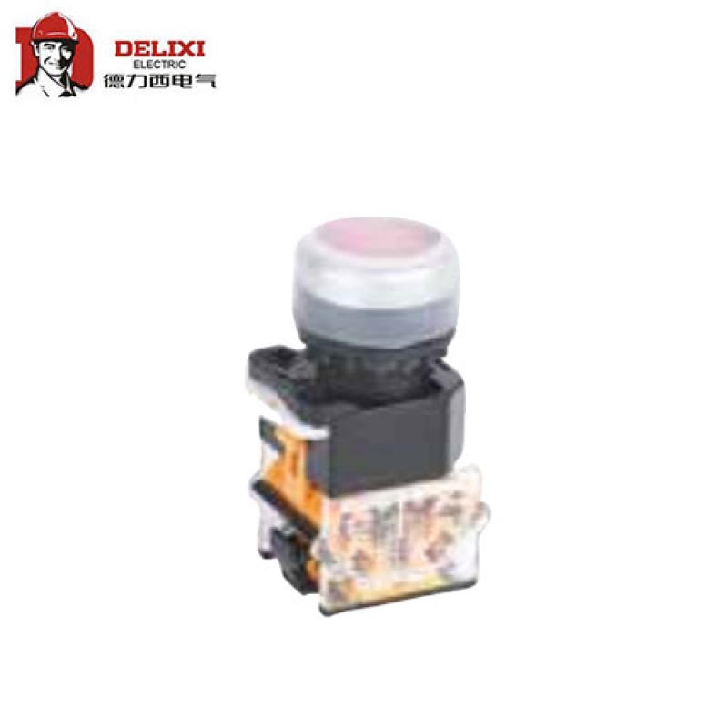德力西电气（DELIXI ELECTRIC） 快速安装按钮LAY8E-11F 1NO 1NC 防水钮 红