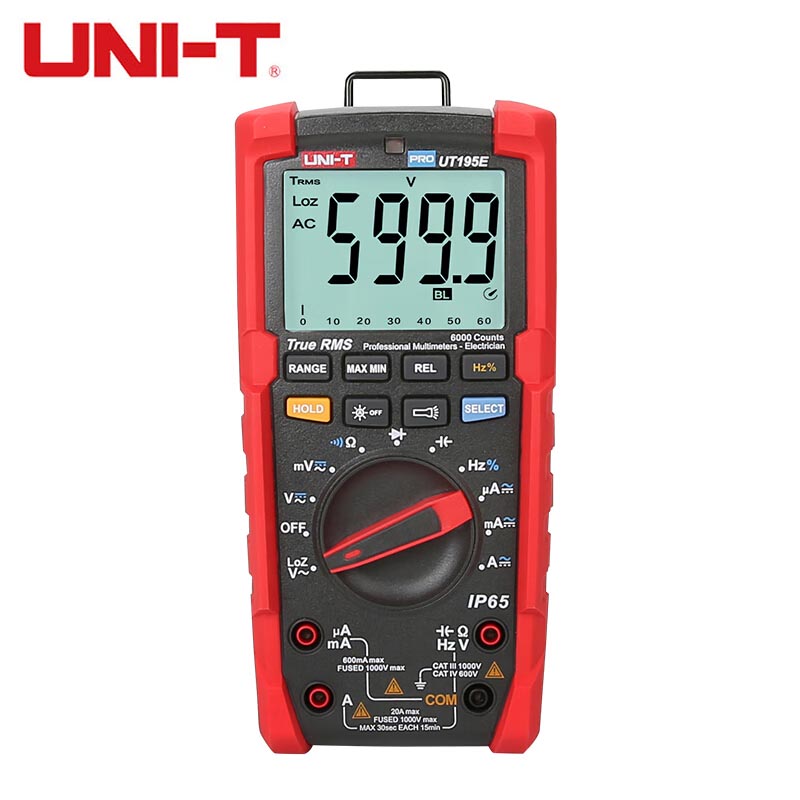 优利德（UNI-T）UT195E 高精度三防数字万用表 数显万能表
