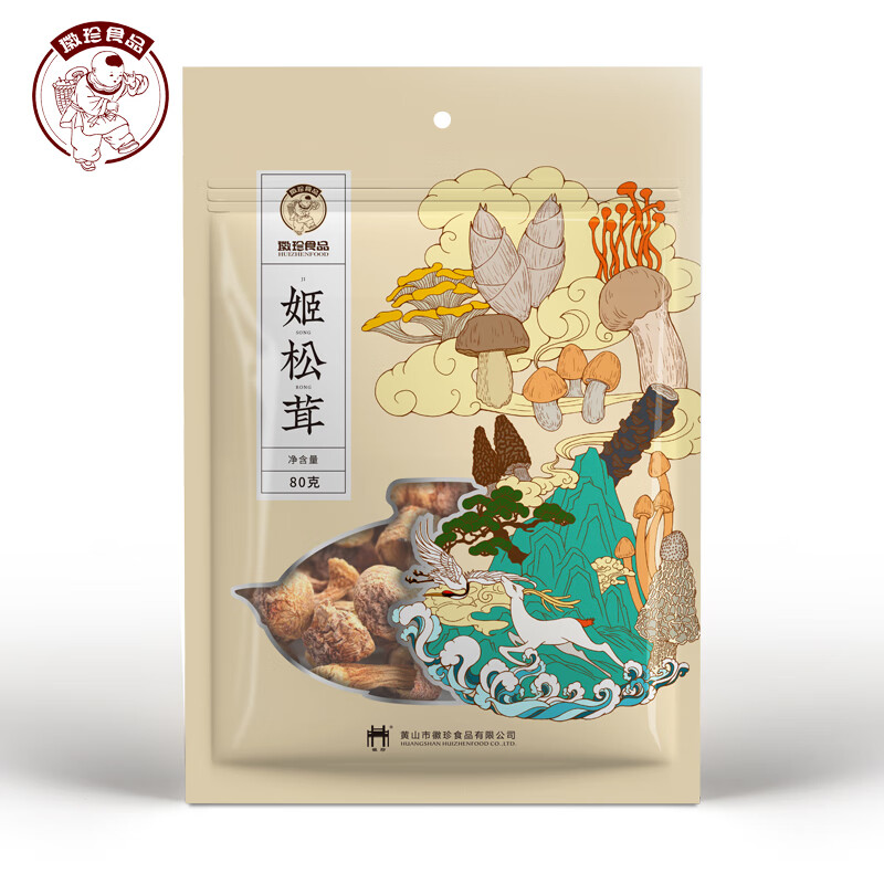 徽珍 姬松茸小金袋80g/袋