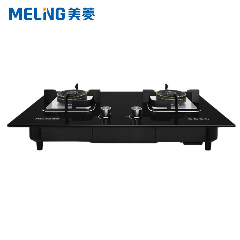 美菱（MeiLing）猛火爆炒 智能定时 升级聚能炉架 钢化玻璃面板瞬时点火灶具（包安装） 5.2kW天然气款JZT-MZ-552C