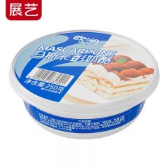 展艺 马斯卡彭奶酪250g 芝士提拉米苏手指饼干烘焙原料（1200盒起订）