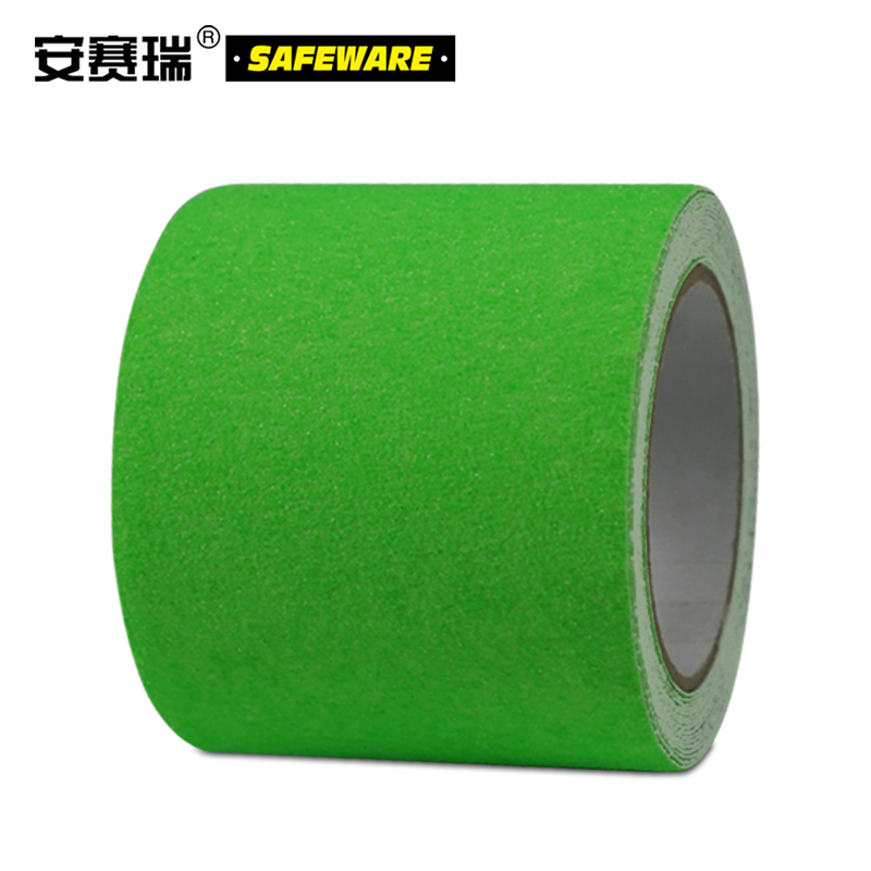 安赛瑞（SAFEWARE） 彩色防滑胶带（荧光绿）50mm×5m 荧光色防滑胶带 11904