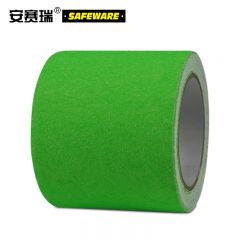 安赛瑞（SAFEWARE） 彩色防滑胶带（荧光绿）50mm×5m 荧光色防滑胶带 11904