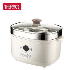 膳魔师（THERMOS）  电炖锅电炖盅神器煲汤锅炖汤锅BB煲婴儿煮粥锅熬粥宝宝炖盅养生触摸面板一锅四胆EHA-4431E 2.5L