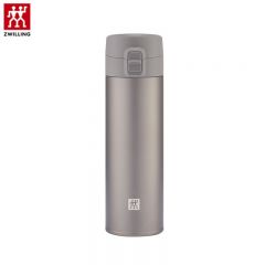 双立人（ZWILLING） 保温杯 480ml纯钛保温杯杯子泡茶杯茶滤杯钛杯便携抑菌水杯弹跳杯（99.5%内外纯钛）