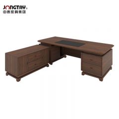 中泰（jongtay） J-B0WL32老板桌办公桌大班台新中式总裁桌经理桌 3200W×1100D×760H