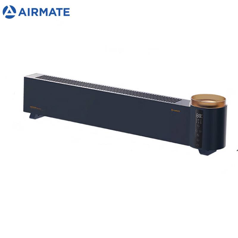 艾美特（AIRMATE） 3D防真焰火石墨烯踢脚线取暖器家用移动地暖电暖器加湿制热焰火一体智能遥控低音无光倾倒自动断电AIR5 PRO