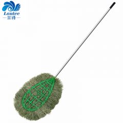 兰诗（LAUTEE） SB-0326 铁杆塑料丝大扫把笤帚 铁杆塑料丝款-1个装
