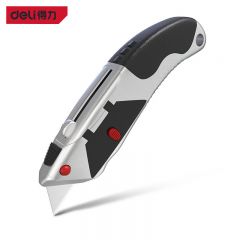 得力（deli） DL4262 10连发重型自锁锌合梯型美工刀壁纸刀裁纸刀10刀片