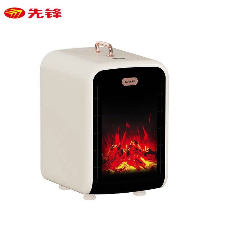 先锋（SINGFUN） 壁炉石墨烯取暖器家用暖风机恒温节能速热电暖器小型仿真炭火电暖气卧室办公室遥控定时电热风机 【遥控+触控】DNF-TH1R