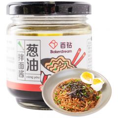 百钻 葱油拌面酱160g 瓶装葱油酱 家用干拌面汤面煮面拌饭