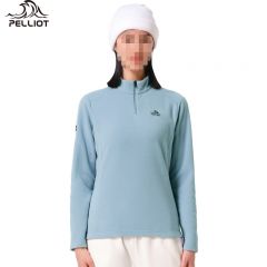 伯希和（Pelliot） 女款抓绒衣 12331004 天空灰 L