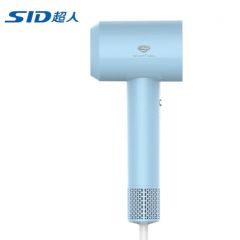 超人（SID） 家用电吹风机水润负离子大风量速干便携简约吹风筒宿舍学生旅行用电吹风 高速吹风-蓝色HD1670