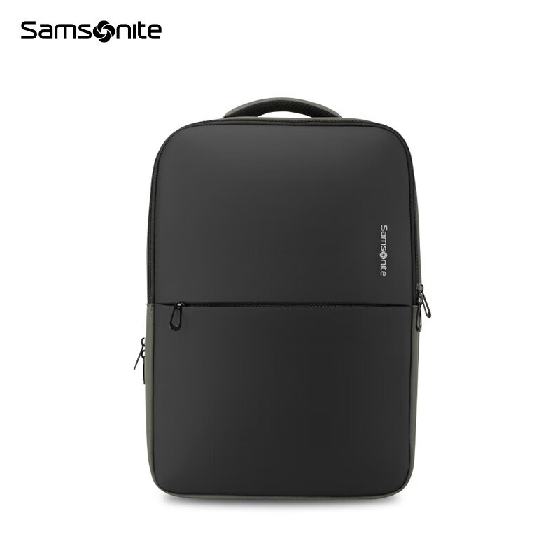 新秀丽（Samsonite） BQ7*04103双肩包电脑包时尚超轻休闲商务电脑包男女通勤背包黑色