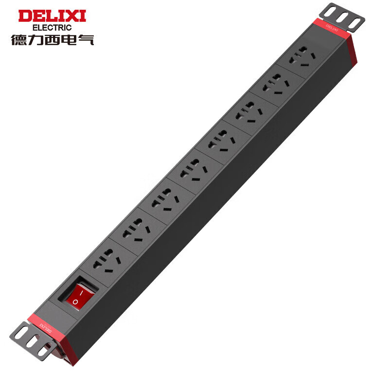 德力西(DELIXI)开关插座 PDU机柜插座 8位总控全长3米 CD98PDU-K8X 3