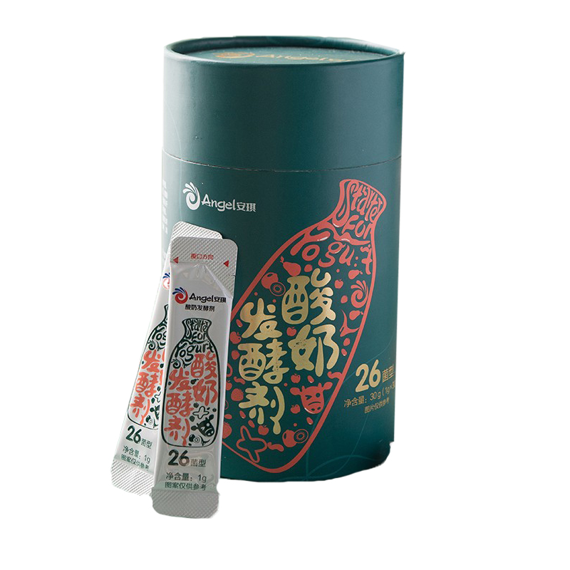 安琪 酸奶发酵剂26菌型1g*30小包家用益生菌自制原味酸奶发酵菌粉 1罐（内含1g*30条）