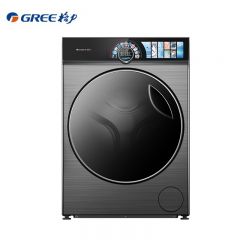 格力（GREE） 臻柔 滚筒洗衣机全自动 10KG大容量 活水漂洗 DD直驱电机 银离子除菌 XQG100-D1401Fa1