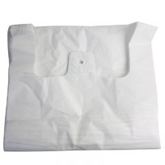 奇正  中号塑料袋白色 100个/包  28*48cm