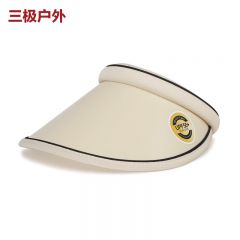 三极户外（Tri-polar） TP6460户外休闲防晒空顶太阳帽卡其色