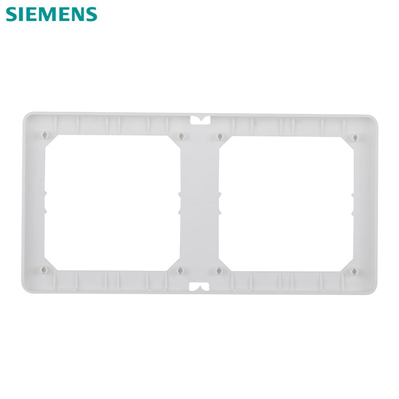 西门子（SIEMENS） 5UH26162NC01 二位多联边框 皓彩系列 白色多联边框